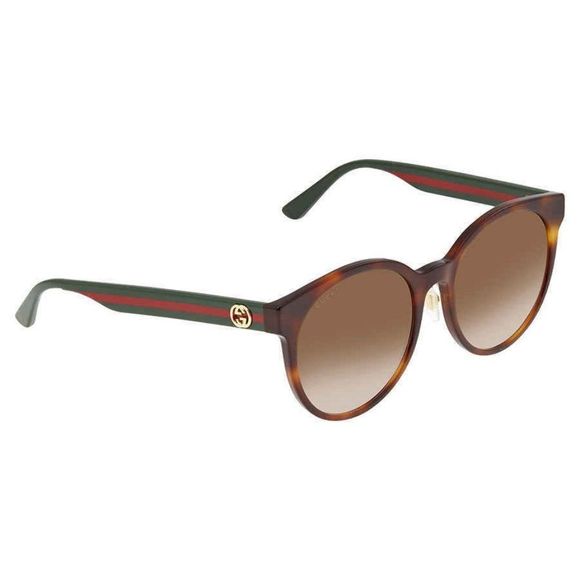 NEW Gucci Brown Gradient Cat Eye Women's Sunglasses